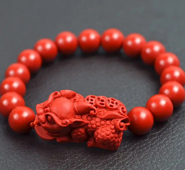 Lucky BIXIU Taiwan cinnabar beads Bracelets for women beads 10mm boutique cinnabar stone bracelet men jewelry new
Lucky BIXIU Taiwan cinnabar beads Bracelets for women beads 10mm boutique cinnabar stone bracelet men jewelry new