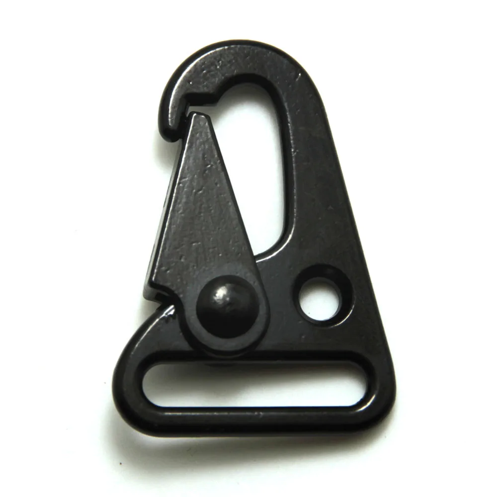 2pcs Black Tactical HK style 1" Sling Clips Snap Hook Rifle Gun Metal Accessory QD Buckle Hunting Hooks
2pcs Black Tactical HK style 1" Sling Clips Snap Hook Rifle Gun Metal Accessory QD Buckle Hunting Hooks