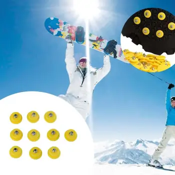 10Pcs Outdoor Climbing Teeth Nail Winter Skiing Snowboard Skating Crampons Anti-slip Shoes Cover Sports Accessories
10Pcs Outdoor Climbing Teeth Nail Winter Skiing Snowboard Skating Crampons Anti-slip Shoes Cover Sports Accessories