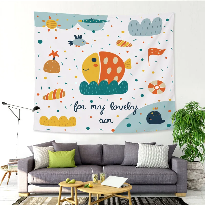 Creative Cartoon animal Tapestries Plant Printed Wall Hanging Wall Decoration Tapestry Beach Mat Multipurpose Multiple sizes
Creative Cartoon animal Tapestries Plant Printed Wall Hanging Wall Decoration Tapestry Beach Mat Multipurpose Multiple sizes