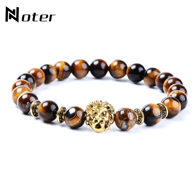 Noter Tiger Eyes Stone Lion Bracelet Antique Gold Silver Color Handmade Braclet For Men Biker Jewelry Pulsera Hombre
Noter Tiger Eyes Stone Lion Bracelet Antique Gold Silver Color Handmade Braclet For Men Biker Jewelry Pulsera Hombre