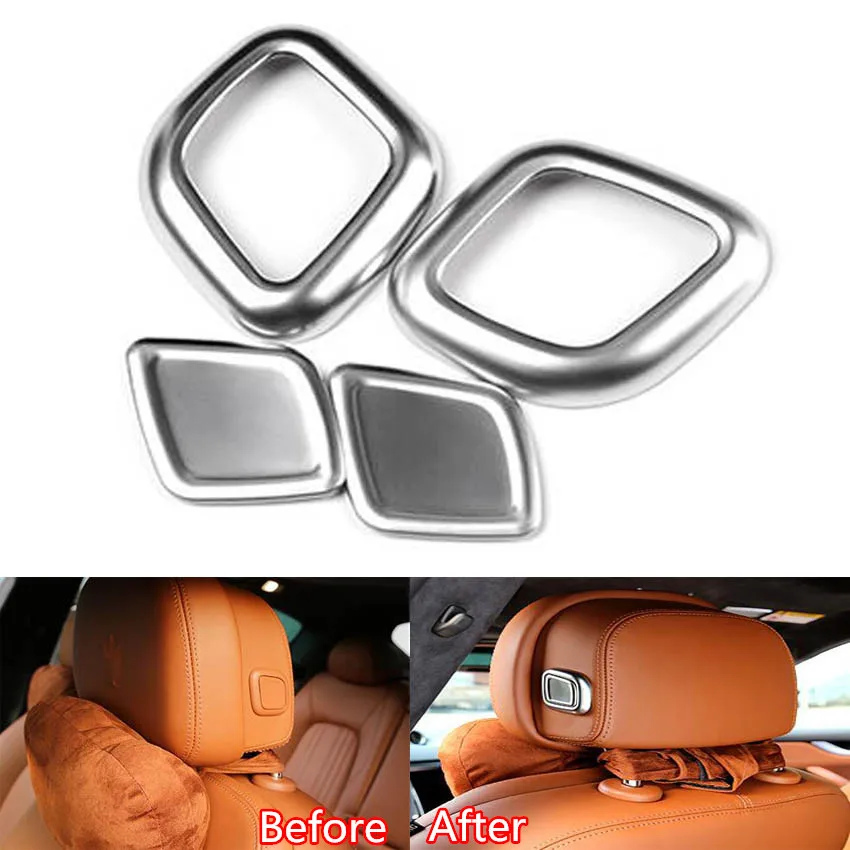 For 2016 Maserati Levante Car Interior Seat Head Rest Headrest Adjust Button Cover Trim Frame Styling Sticker 4Pcs ABS
For 2016 Maserati Levante Car Interior Seat Head Rest Headrest Adjust Button Cover Trim Frame Styling Sticker 4Pcs ABS