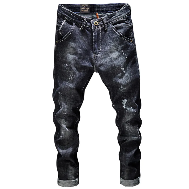 2019 New Boutique Sleek Minimalist Hole Stretch Men's Black Jeans Male Casual Jeans Trousers
2019 New Boutique Sleek Minimalist Hole Stretch Men's Black Jeans Male Casual Jeans Trousers
