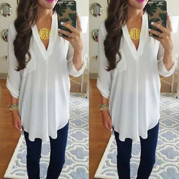 Maternity V-neck Chiffon Blouse Summer Fashion Pregnancy Clothing White Shirts Loose Tops Solid Color Clothes For Pregnant Women
Maternity V-neck Chiffon Blouse Summer Fashion Pregnancy Clothing White Shirts Loose Tops Solid Color Clothes For Pregnant Women