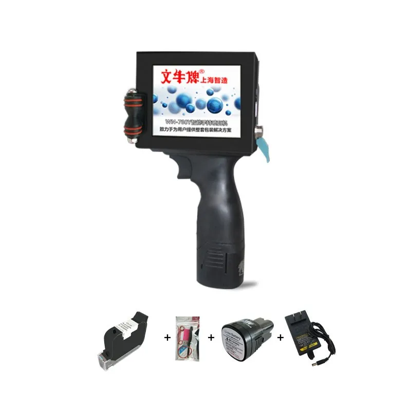 2018 600DPI 2-12.7mm Print Height Date Time Words QR Code Barcode Logo Handheld Inkjet Printer
2018 600DPI 2-12.7mm Print Height Date Time Words QR Code Barcode Logo Handheld Inkjet Printer