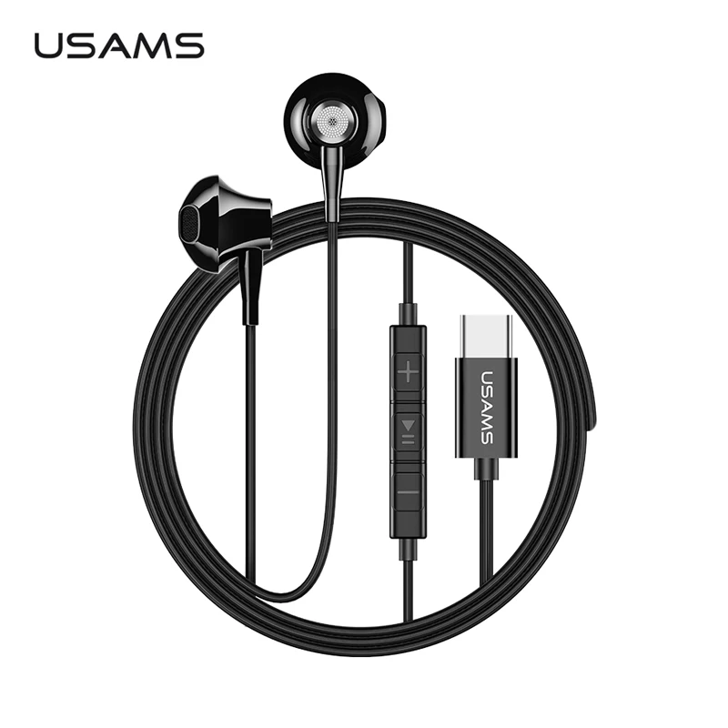 USAMS Type C port in-ear Earphones Hifi Stereo headset with Microphone Wired inear earphone type c for Samsung Huawei Xiaomi
USAMS Type C port in-ear Earphones Hifi Stereo headset with Microphone Wired inear earphone type c for Samsung Huawei Xiaomi