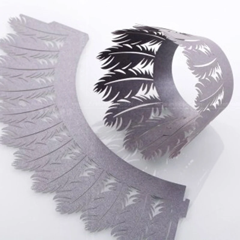 50pcs Feathers Cupcake Wrappers Cup Cake Muffin Paper Wrapper Baking Cup Wedding Decoration Baby Shower Birthday Party Supplies
50pcs Feathers Cupcake Wrappers Cup Cake Muffin Paper Wrapper Baking Cup Wedding Decoration Baby Shower Birthday Party Supplies