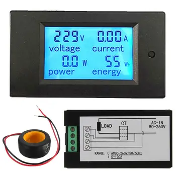 100A AC Digital LED Power Panel Meter Monitor Power Energy Voltmeter Ammeter Free Shipping
100A AC Digital LED Power Panel Meter Monitor Power Energy Voltmeter Ammeter Free Shipping