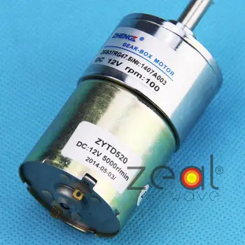 High Torque 12V DC 100RPM 5000r/min Gear Reversible Electric Motor Speed Control
High Torque 12V DC 100RPM 5000r/min Gear Reversible Electric Motor Speed Control