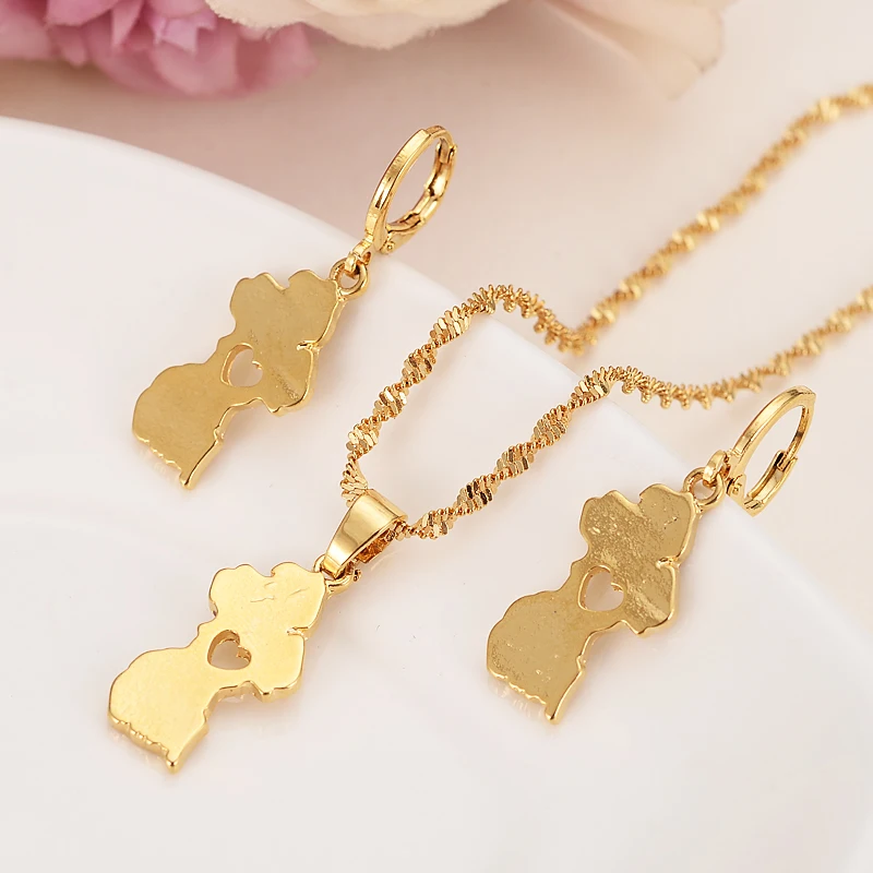 Gold Map of Guyana Pendant Necklace earrings women girls boy men party Trendy Jewelry set Gifts kids daily wear
Gold Map of Guyana Pendant Necklace earrings women girls boy men party Trendy Jewelry set Gifts kids daily wear