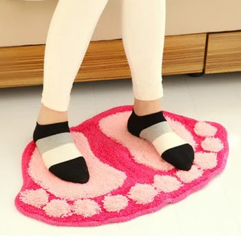 Cute Footprints Velvet Floor Mat Non Slip Absorbent Bath Mat Bathroom Shower Rugs Soft Carpet
Cute Footprints Velvet Floor Mat Non Slip Absorbent Bath Mat Bathroom Shower Rugs Soft Carpet