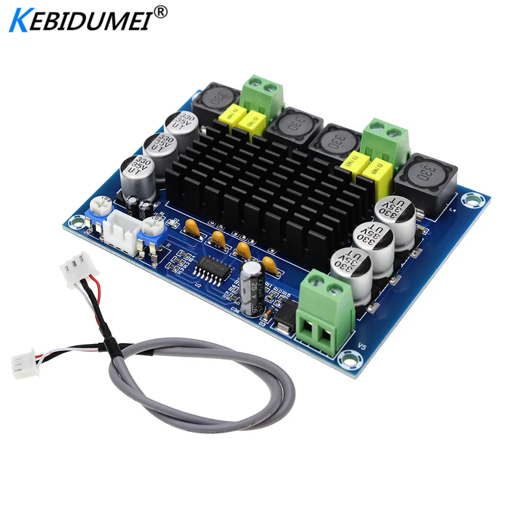 kebidumei Module Amplifier Board 2*120W AMP XH-M543 Stereo Dual-channel Stereo Amplifier Board High Power Digital Audio Power
kebidumei Module Amplifier Board 2*120W AMP XH-M543 Stereo Dual-channel Stereo Amplifier Board High Power Digital Audio Power