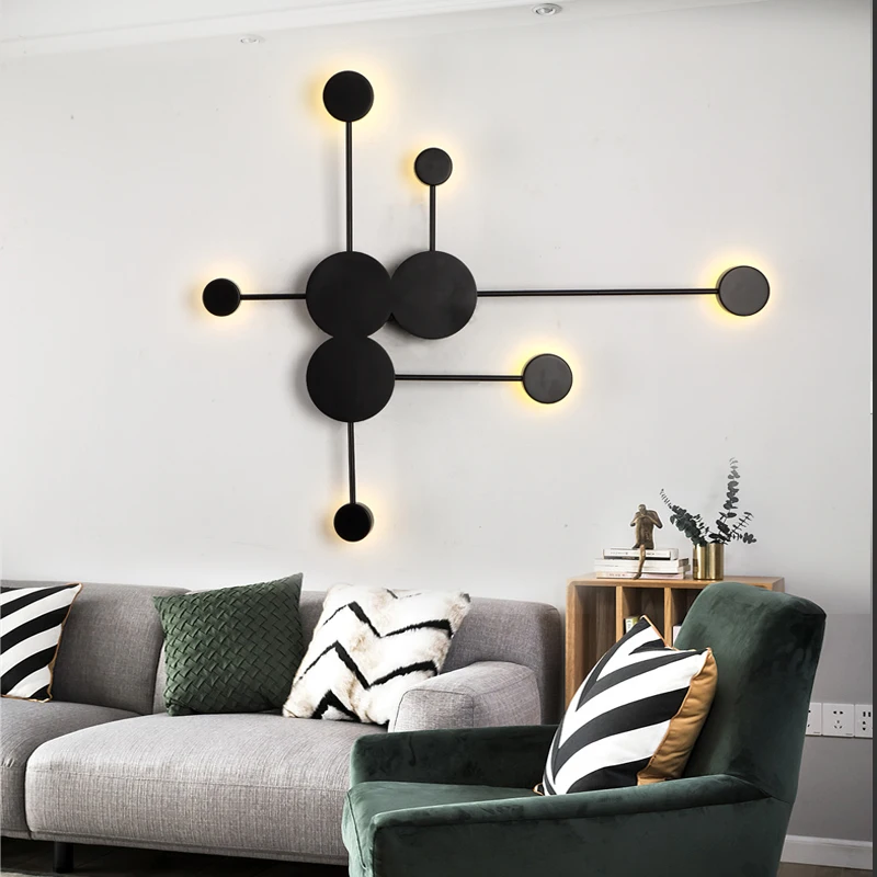 Modern LED Wall Lights Simple Art Designer Living Room Decoration Nordic Creative Simple Corridor Staircase Bedside Wandlamp
Modern LED Wall Lights Simple Art Designer Living Room Decoration Nordic Creative Simple Corridor Staircase Bedside Wandlamp