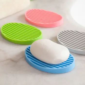 1 PCS Colorful Silicone Flexible Soap Dish Plate Tray Drain Kitchen Bathroom Tools Storage Holder Soapbox
1 PCS Colorful Silicone Flexible Soap Dish Plate Tray Drain Kitchen Bathroom Tools Storage Holder Soapbox