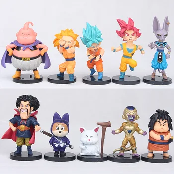 Cool 10pcs/lot Anime Dragon Ball Z Super Saiyan Goku Trunks Vegeta Dragonball PVC Action Figures Model Toys
Cool 10pcs/lot Anime Dragon Ball Z Super Saiyan Goku Trunks Vegeta Dragonball PVC Action Figures Model Toys