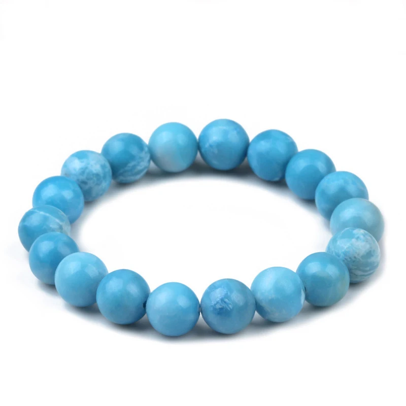 3A New Beaded Woman Larimar Stone Jewelry Bracelet 6-16MM Round Larimar Bracelet for Man Blue Crystal Bracelets
3A New Beaded Woman Larimar Stone Jewelry Bracelet 6-16MM Round Larimar Bracelet for Man Blue Crystal Bracelets