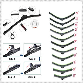 Car U-type Frameless Bracketless refill Rubber Wiper Blade for Fiat Croma Linea Ulysse Oltre 600 1200 520 20-30 16-20
Car U-type Frameless Bracketless refill Rubber Wiper Blade for Fiat Croma Linea Ulysse Oltre 600 1200 520 20-30 16-20