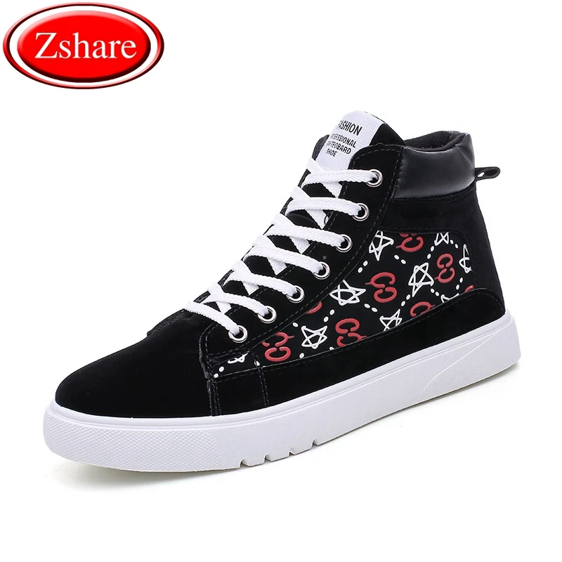 Fashion Black Men Casual Shoes Hip-hop High Help Men Shoes 2019 New Lace-Up Casual Ankle Boots Brand Flock Flat Canvas Male Shoe
Fashion Black Men Casual Shoes Hip-hop High Help Men Shoes 2019 New Lace-Up Casual Ankle Boots Brand Flock Flat Canvas Male Shoe