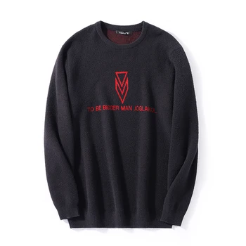 1-6XL Thick Warm Men O-neck Letter Printing Sweater Loose Fashion Sweaters Autumn and Winter Shirt
1-6XL Thick Warm Men O-neck Letter Printing Sweater Loose Fashion Sweaters Autumn and Winter Shirt