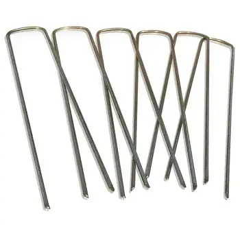 BESTOYARD 100pcs 6 inch 11 Gauge Anti-Rust Contractor Grade Heavy Duty Galvanized Professional Metal Sod Garden Lawn Edging
BESTOYARD 100pcs 6 inch 11 Gauge Anti-Rust Contractor Grade Heavy Duty Galvanized Professional Metal Sod Garden Lawn Edging