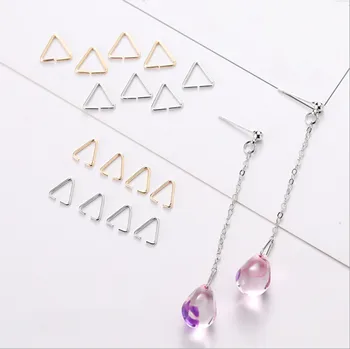 50pcs 7X8/8X9mm Metal Triangle Claps Contracted Earrings Pendant for DIY Necklace Bracletet Anklet Jewelry Making Findings
50pcs 7X8/8X9mm Metal Triangle Claps Contracted Earrings Pendant for DIY Necklace Bracletet Anklet Jewelry Making Findings