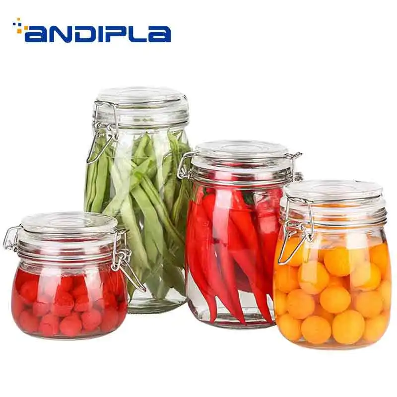 Clear Glass Storage Jar with Lid Kit / Kimchi Altar Food Side Dish Seal Jars Fruit Honey Jam Cans Tea Tanks Kitchen Accessories
Clear Glass Storage Jar with Lid Kit / Kimchi Altar Food Side Dish Seal Jars Fruit Honey Jam Cans Tea Tanks Kitchen Accessories