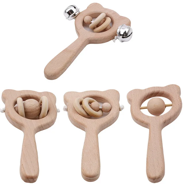 Baby Toys Beech Wood Bear Hand Teething Wooden Ring Can Chew Beads Baby Rattles Play Gym Montessori Stroller Toys
Baby Toys Beech Wood Bear Hand Teething Wooden Ring Can Chew Beads Baby Rattles Play Gym Montessori Stroller Toys