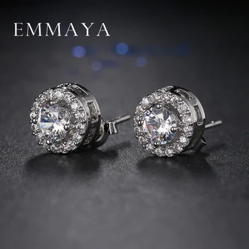 Emmaya Fashion Prong Setting CZ Crystal White / Rose Gold Color Stud Earrings Jewelry for Women Boucle D'oreille
Emmaya Fashion Prong Setting CZ Crystal White / Rose Gold Color Stud Earrings Jewelry for Women Boucle D'oreille