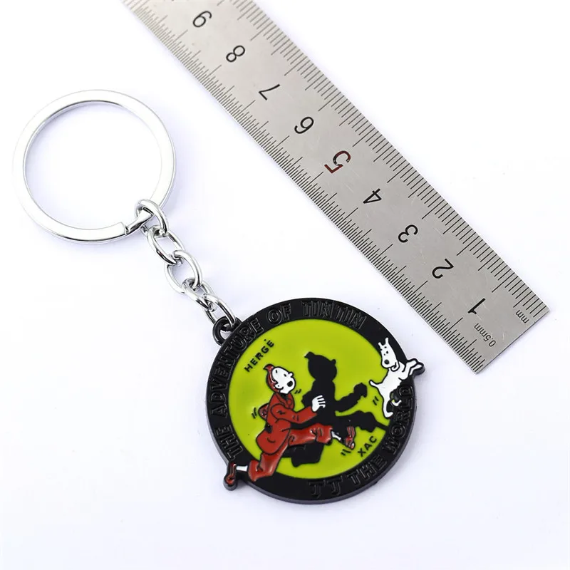 Anime Cartoon The Adventures Of Tintin Metal Keychain Pendant Key Chain Key Ring For Men Car Women BagChaveiro Llavevos Jewelry
Anime Cartoon The Adventures Of Tintin Metal Keychain Pendant Key Chain Key Ring For Men Car Women BagChaveiro Llavevos Jewelry