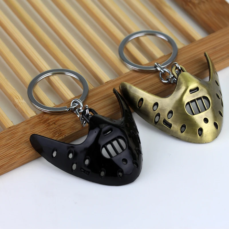 2 colors Movie The Silence of the Lambs 3D Mask Logo Gold 6cm Metal Keychain Keyring Pendant Jewelry Gift For Man
2 colors Movie The Silence of the Lambs 3D Mask Logo Gold 6cm Metal Keychain Keyring Pendant Jewelry Gift For Man