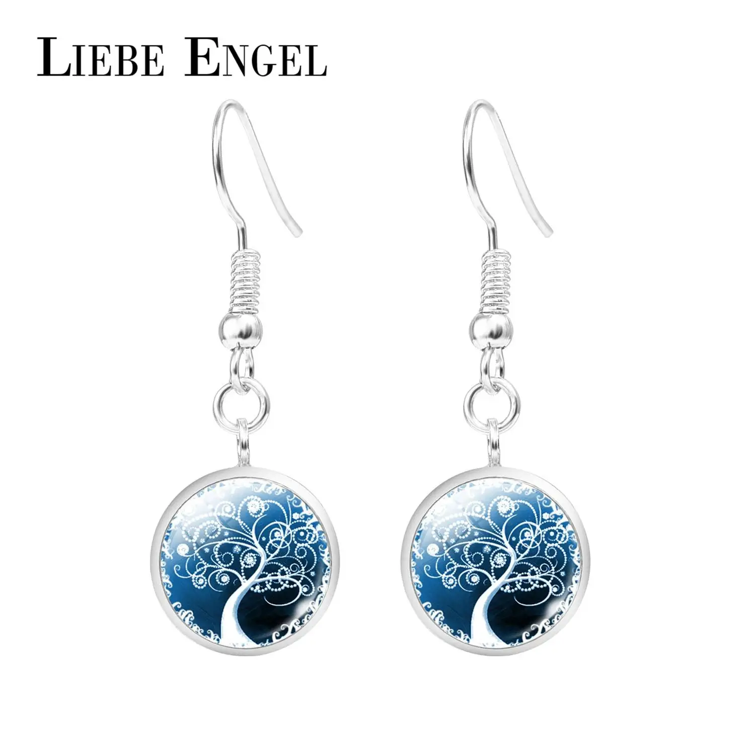 LIEBE ENGEL Colorful Tree of Life Crystal Rhinestone Dangle Eardrop Jewelry Fashion Drop Pedant Silver Color Women Hook Earring
LIEBE ENGEL Colorful Tree of Life Crystal Rhinestone Dangle Eardrop Jewelry Fashion Drop Pedant Silver Color Women Hook Earring