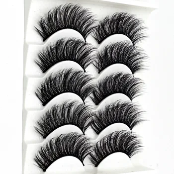 5 pairs 3D mink lashes false eyelashes natural makeup eyelash extension long cross volume soft fake eye lashes winged faux cils
5 pairs 3D mink lashes false eyelashes natural makeup eyelash extension long cross volume soft fake eye lashes winged faux cils