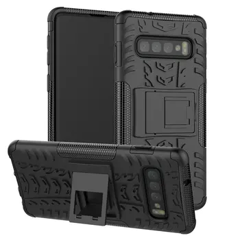 30pcs/lot For Samsung Galaxy S10 Plus PC+Soft Silicone Tyre Heavy Duty Armor Shockproof Hard Case with Stand For Galaxy S10e S10
30pcs/lot For Samsung Galaxy S10 Plus PC+Soft Silicone Tyre Heavy Duty Armor Shockproof Hard Case with Stand For Galaxy S10e S10