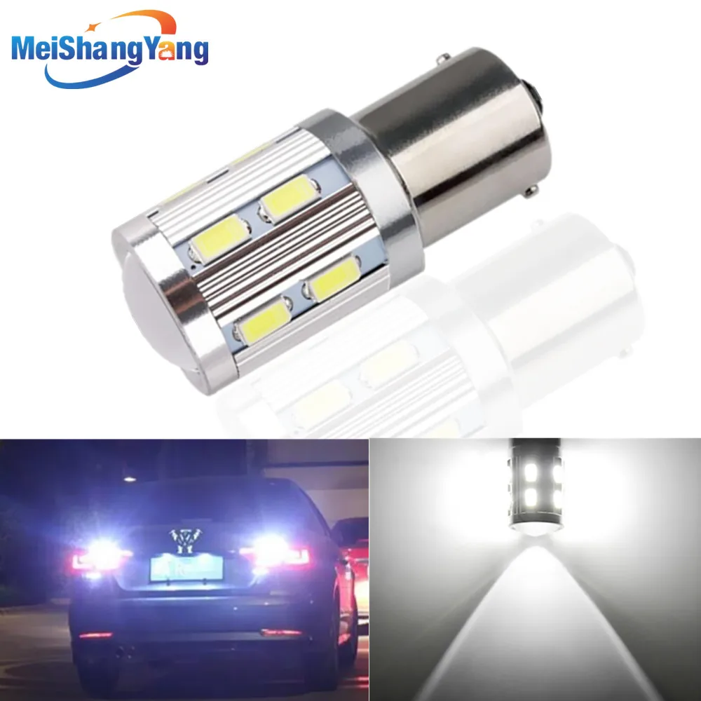 1pcs 1156 BA15S 12 SMD Samsung 5730 led High Power lamp p21w R5W Car LED bulbs rear brake Lights Source parking White 12V
1pcs 1156 BA15S 12 SMD Samsung 5730 led High Power lamp p21w R5W Car LED bulbs rear brake Lights Source parking White 12V