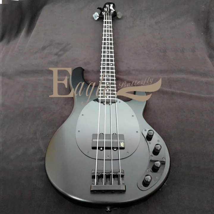 Musicman StingRay Black electric bass DIY handmade custom Beth four string five string six string
Musicman StingRay Black electric bass DIY handmade custom Beth four string five string six string