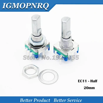 10PCS Half handle 20mm rotary encoder coding switch / EC11 / digital potentiometer with switch 5 Pin NEW
10PCS Half handle 20mm rotary encoder coding switch / EC11 / digital potentiometer with switch 5 Pin NEW