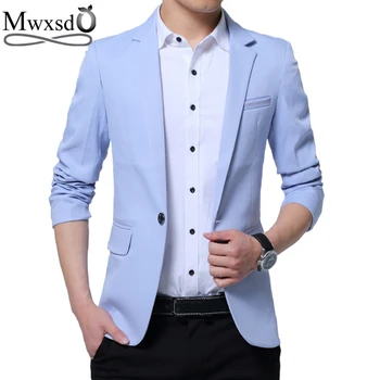 Mwxsd brand Men's casual slim fit solid suit Blazer jacket men wedding dress blazer male black suit hombre blazer masculino
Mwxsd brand Men's casual slim fit solid suit Blazer jacket men wedding dress blazer male black suit hombre blazer masculino
