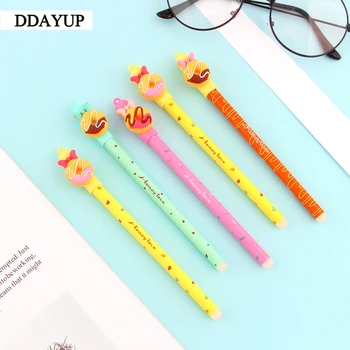 4Pcs/lot Cute Donuts Erasable Pen Cartoon Doll Rubbing Gel Pens 0.5mm Blue Ink Material Escolar School & Office Supplies
4Pcs/lot Cute Donuts Erasable Pen Cartoon Doll Rubbing Gel Pens 0.5mm Blue Ink Material Escolar School & Office Supplies