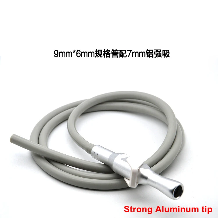 Dental Silicone Tube Saliva Ejector Weak Suction Hose 9*6mm with ( Strong / weak ) Aluminum tip 7mm
Dental Silicone Tube Saliva Ejector Weak Suction Hose 9*6mm with ( Strong / weak ) Aluminum tip 7mm
