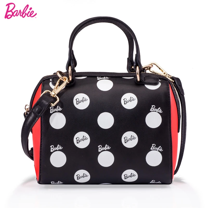 Barbie 2018 new arrival fashion Women Shoulder Bags Leather handbags women Dot black color women Female Bag Individuality
Barbie 2018 new arrival fashion Women Shoulder Bags Leather handbags women Dot black color women Female Bag Individuality