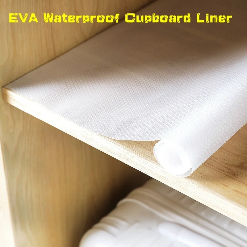 Clear EVA Waterproof Cupboard Cabinet Shelf Drawer Liner Non Slip Table Cover Mat Non Adhesive Kitchen Home Organization Use
Clear EVA Waterproof Cupboard Cabinet Shelf Drawer Liner Non Slip Table Cover Mat Non Adhesive Kitchen Home Organization Use