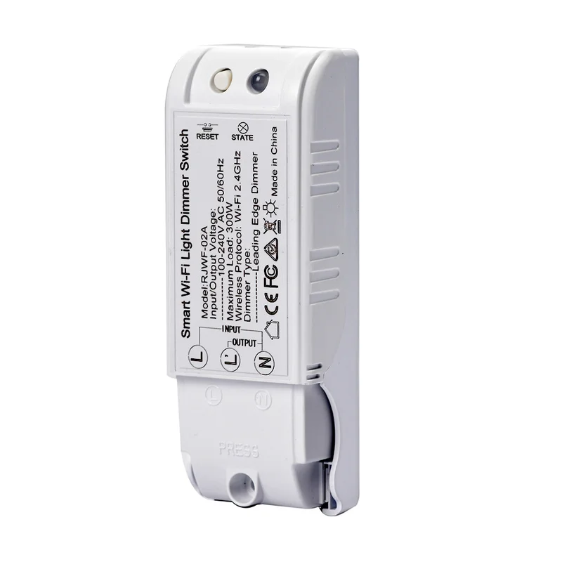 Smart Switch Diy Dimmer Module Light Wireless Controller Automation+Voice Wifi 110-240V Compatible for Alexa/Google
Smart Switch Diy Dimmer Module Light Wireless Controller Automation+Voice Wifi 110-240V Compatible for Alexa/Google
