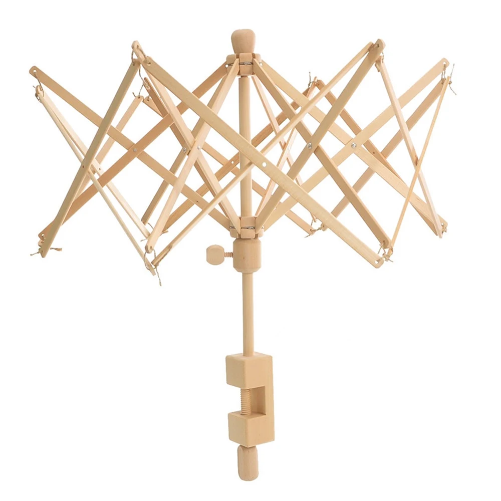 1PC Wooden Umbrella Swift Yarn Thread Fiber String Wool Winder Holder Knitting Craft Tools For Patchwork Sewing DIY Accessories
1PC Wooden Umbrella Swift Yarn Thread Fiber String Wool Winder Holder Knitting Craft Tools For Patchwork Sewing DIY Accessories