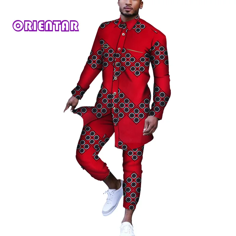 2019 Casual Men African Clothes Tops and Pants African Print Maxi Shirt and Trousers 2 Piece Set for Male Men Tops Pants WYN612
2019 Casual Men African Clothes Tops and Pants African Print Maxi Shirt and Trousers 2 Piece Set for Male Men Tops Pants WYN612