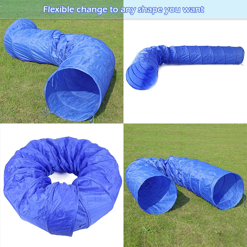 Fast Delivery 5M Long Pet Tunnel Funny Dog Agility Training Tool Collapsible Big Dog Tunnel Steel Frame Outdoor Exercise Tube
Fast Delivery 5M Long Pet Tunnel Funny Dog Agility Training Tool Collapsible Big Dog Tunnel Steel Frame Outdoor Exercise Tube