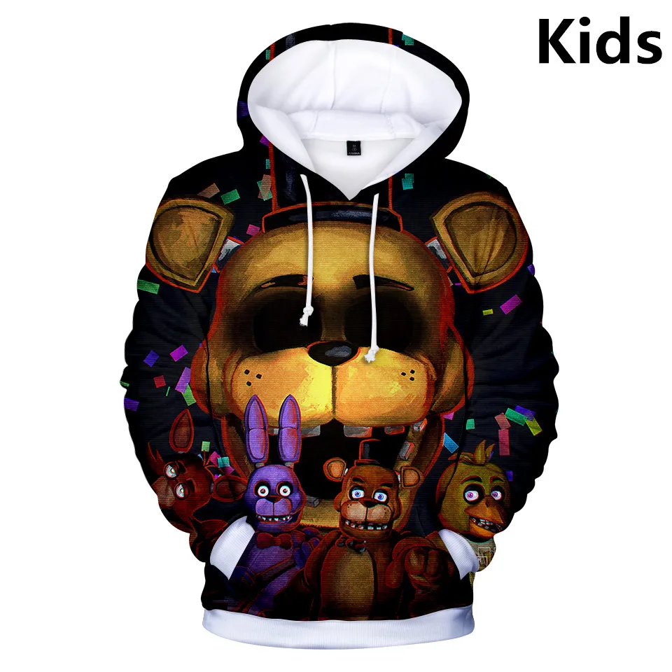 2 To 13 Years Kids hoodies Five Nights at Freddy's 3D Hoodie sweatshirt Boys Girls Streetwear Jacket Coat FNAF Children Clothes
2 To 13 Years Kids hoodies Five Nights at Freddy's 3D Hoodie sweatshirt Boys Girls Streetwear Jacket Coat FNAF Children Clothes