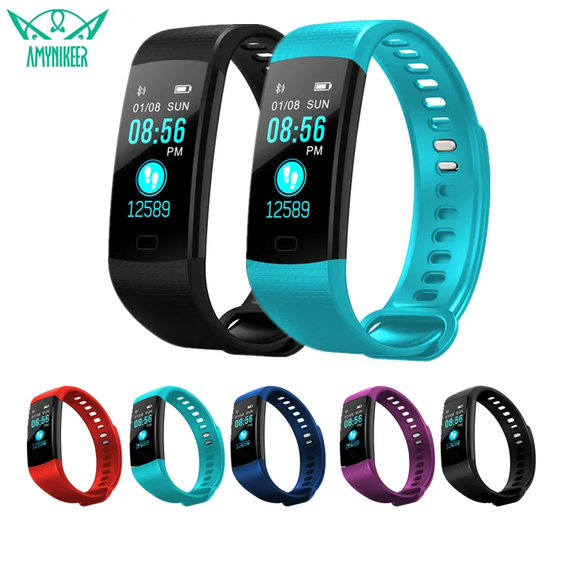 

Smart sports band Color Screen Bracelet Y5 with Heart Rate Blood Pressure Oxygen Monitoring Perfect Fitness Tracker pk s2 id115