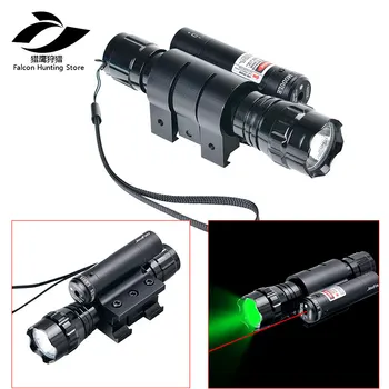 Tactical Hunting Light Ultra Bright Strong Blue or Green Flashlight Red Laser Sight with 20mm Rail Mount Torch Kit
Tactical Hunting Light Ultra Bright Strong Blue or Green Flashlight Red Laser Sight with 20mm Rail Mount Torch Kit