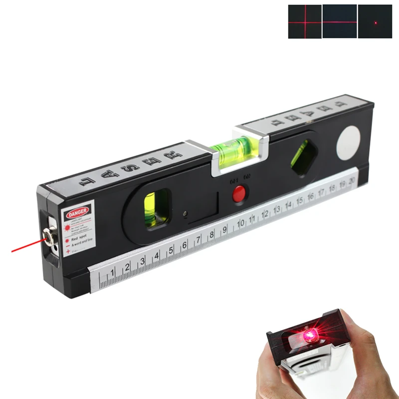 FJS 4 In 1 Laser Level Vertical Horizon Cross Line Level Laser Meter With Measure Tape Laser Marking Construction Tools
FJS 4 In 1 Laser Level Vertical Horizon Cross Line Level Laser Meter With Measure Tape Laser Marking Construction Tools