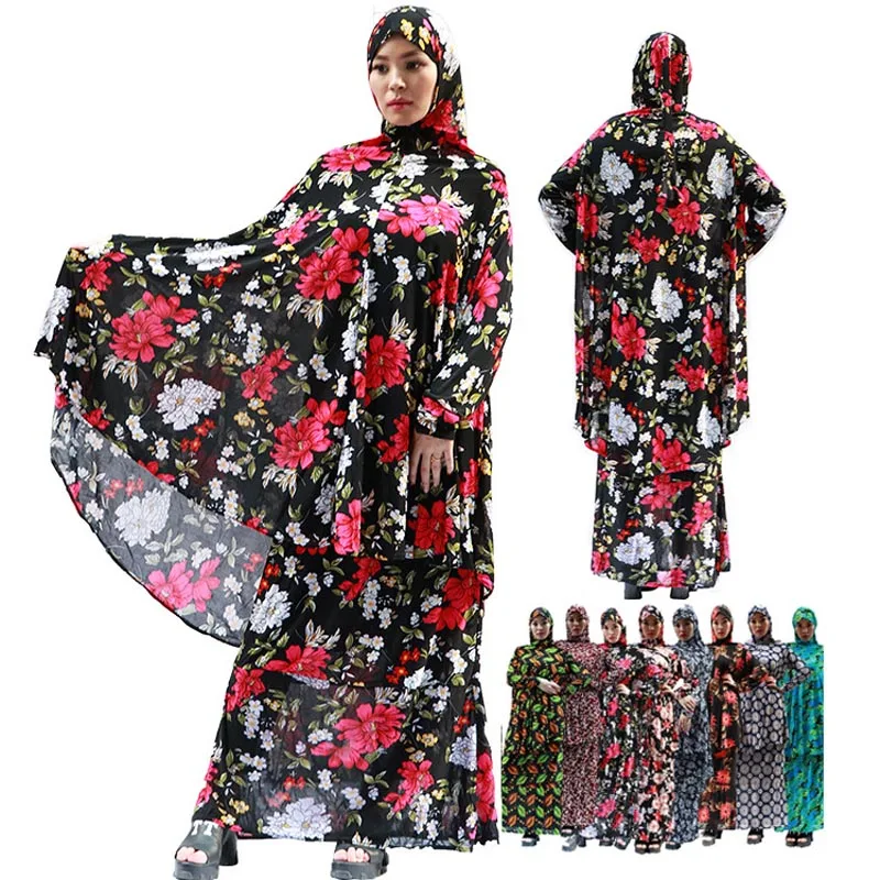 Muslim dress printing two-piece multi-color robes arabic long casual women's islamic clothing muslim women abaya dress kaftan
Muslim dress printing two-piece multi-color robes arabic long casual women's islamic clothing muslim women abaya dress kaftan